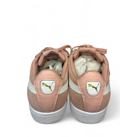 Puma Women's Vikky v3 Pink Suede Casual Shoes Sneakers Size 5.5 - Picture 4 of 7